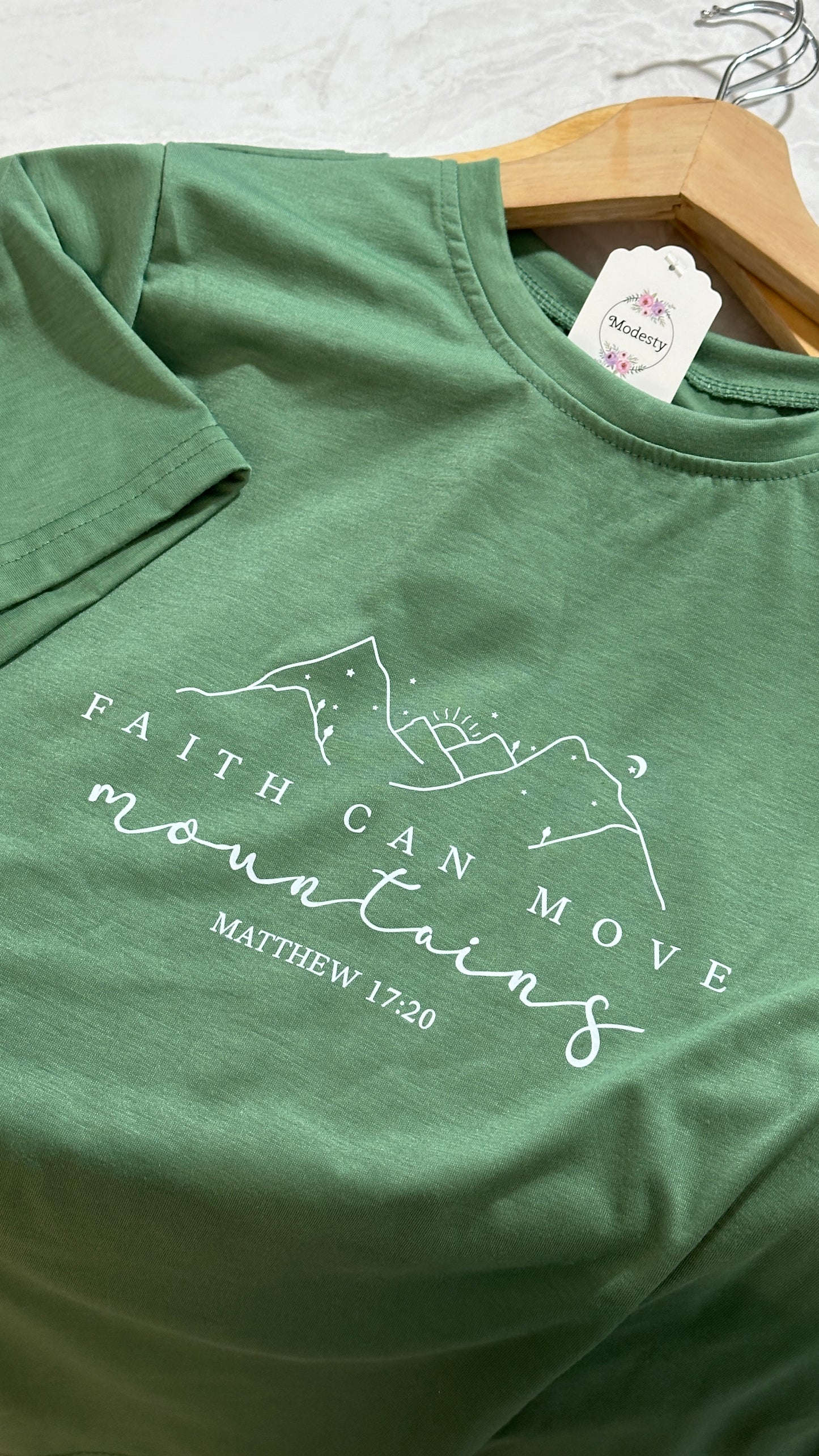 Polera Faith Can Move Mountains